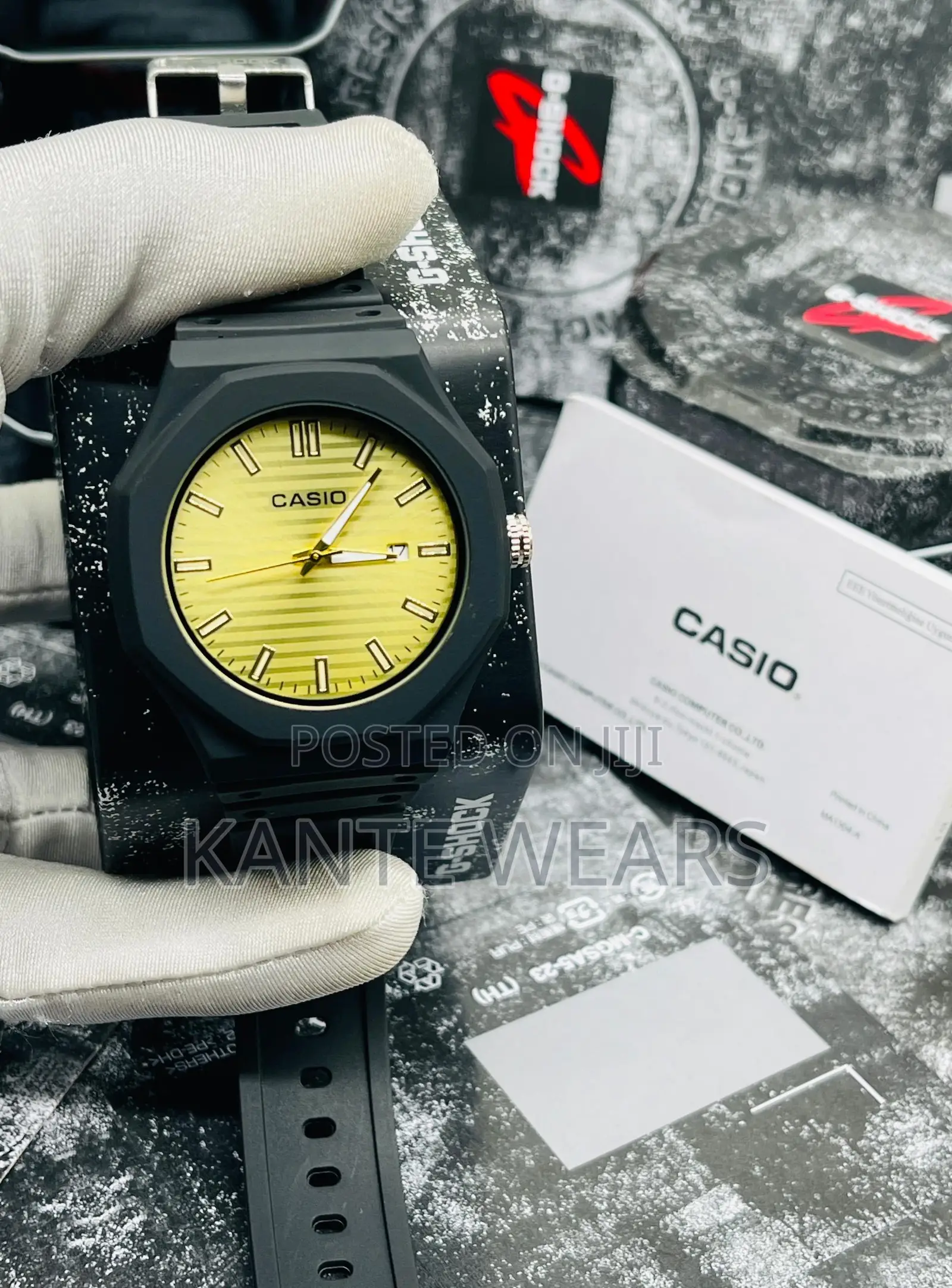 Gshock Casio Quartz Rubber Wristwatch