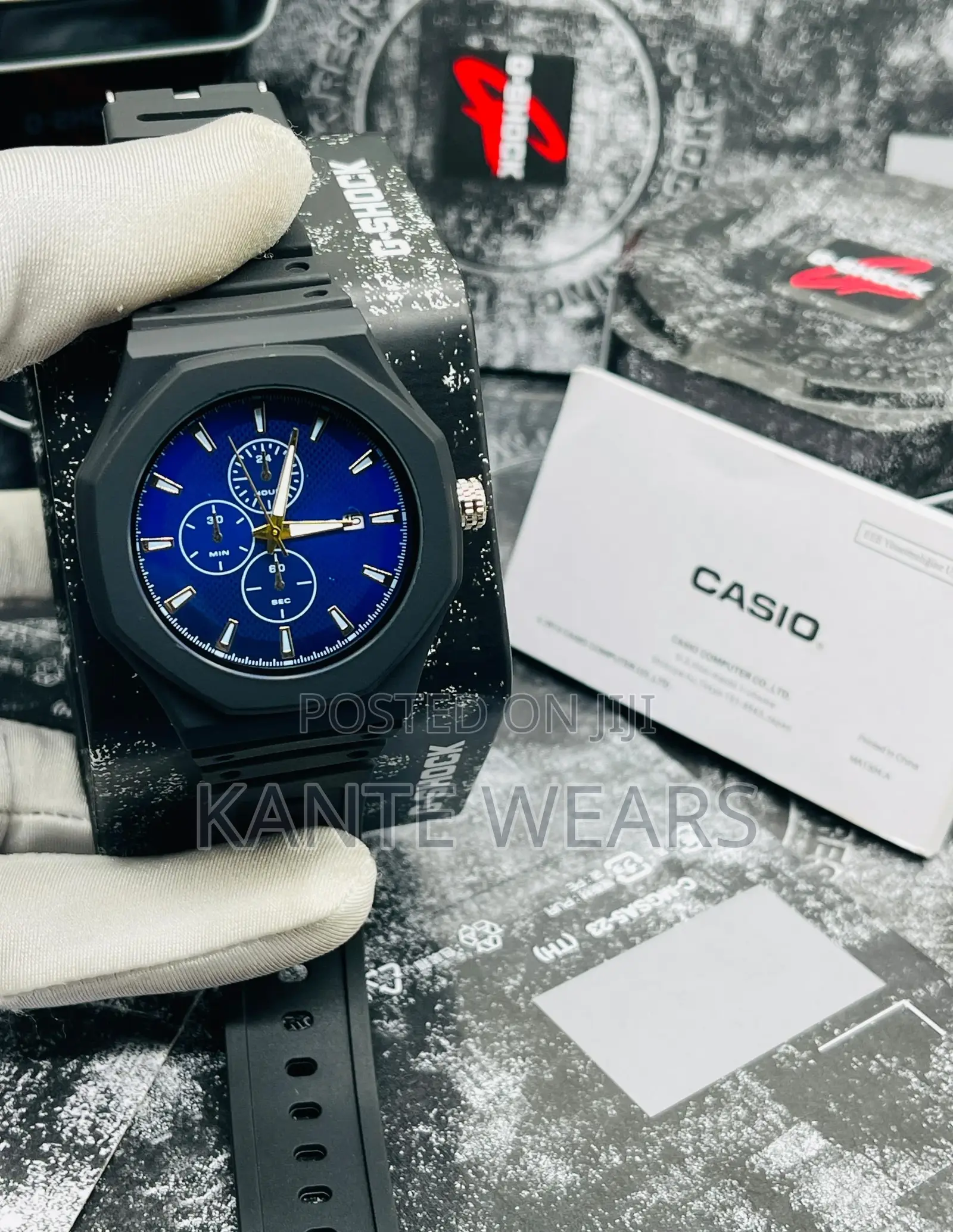 Gshock Casio Quartz Rubber Wristwatch