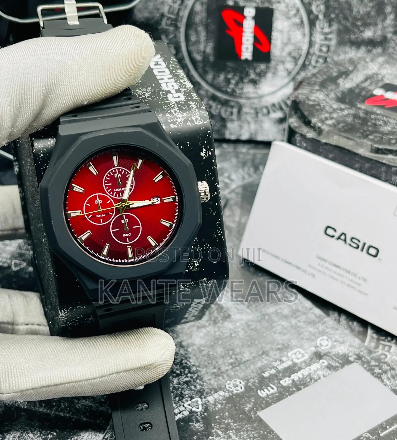 Gshock Casio Quartz Rubber Wristwatch