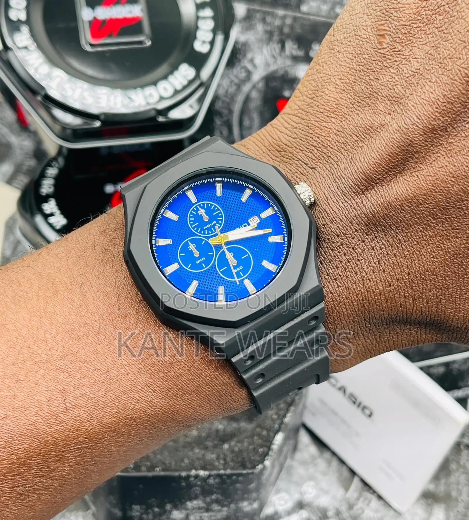 Gshock Casio Quartz Rubber Wristwatch
