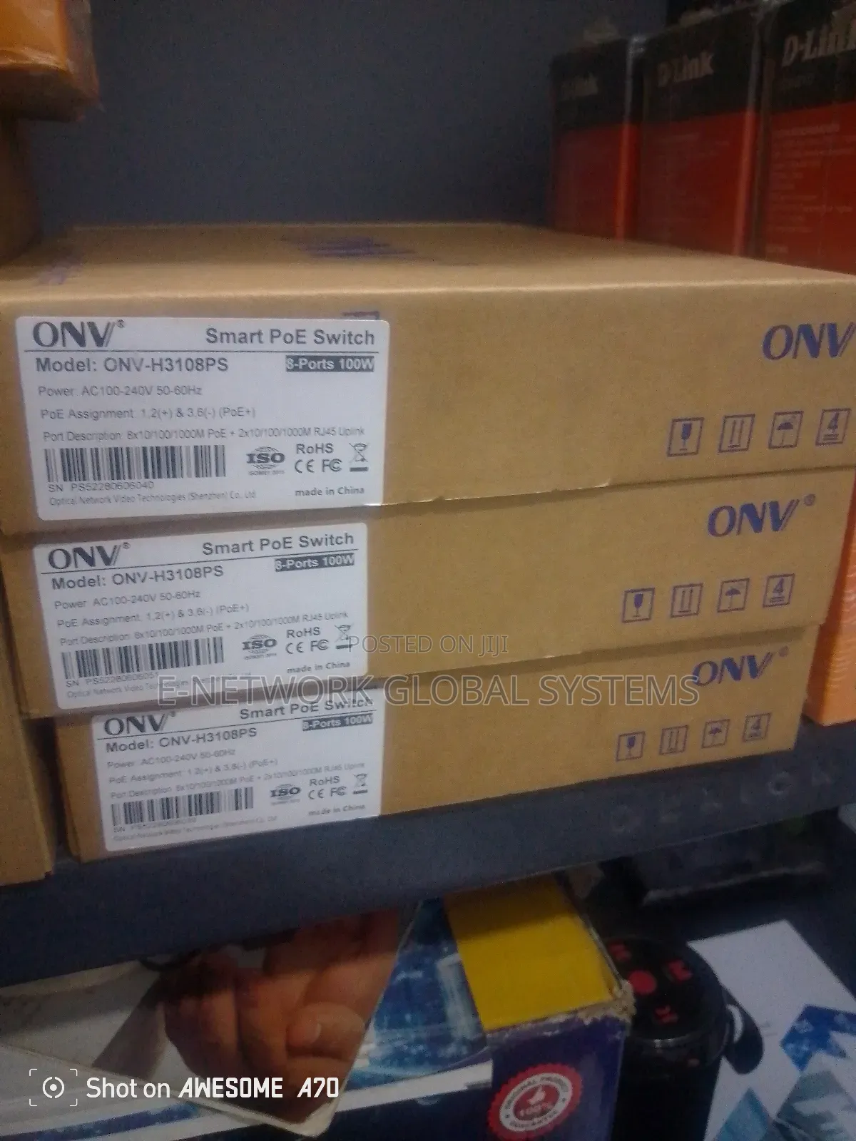 Onv Smart Poe 8port Switch