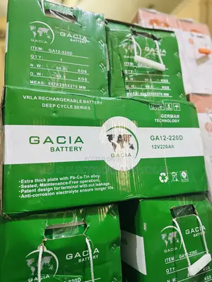 Gacia Solar 220ah Gel Battery Series With Warranty