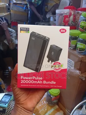 Itel 20000mah With 12w Charger Head