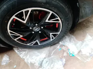 Alloyed Rim and Tyre