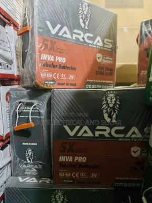 Varcas Solar 220ah Tubular Battery With Warranty