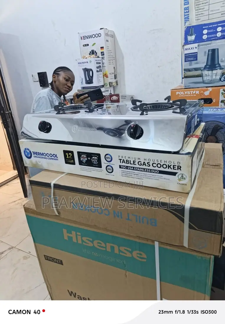 Haier Thermocool Dual Flame Gas Cooker