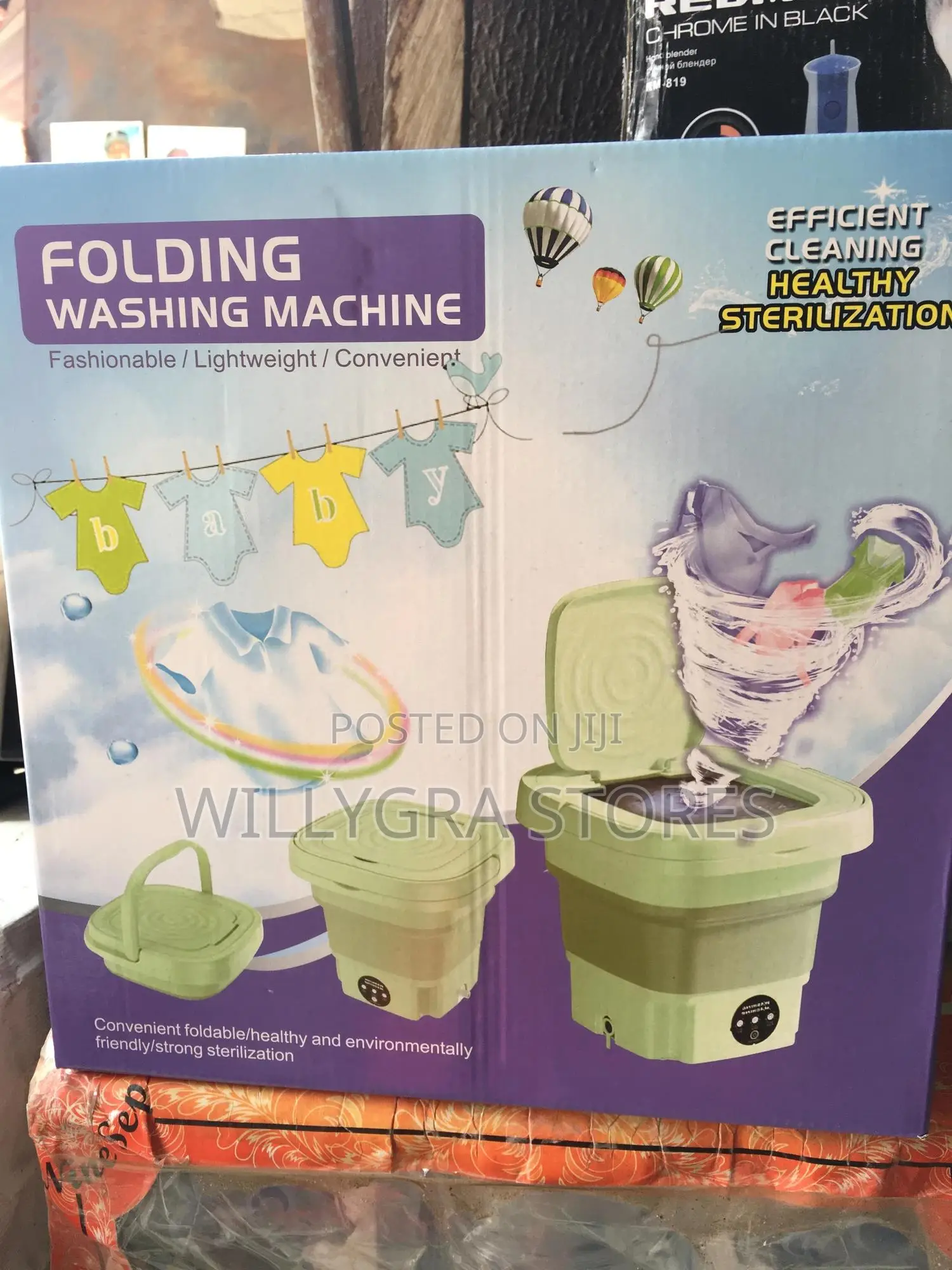 Mini Foldable Wash And Spin Washing Machine