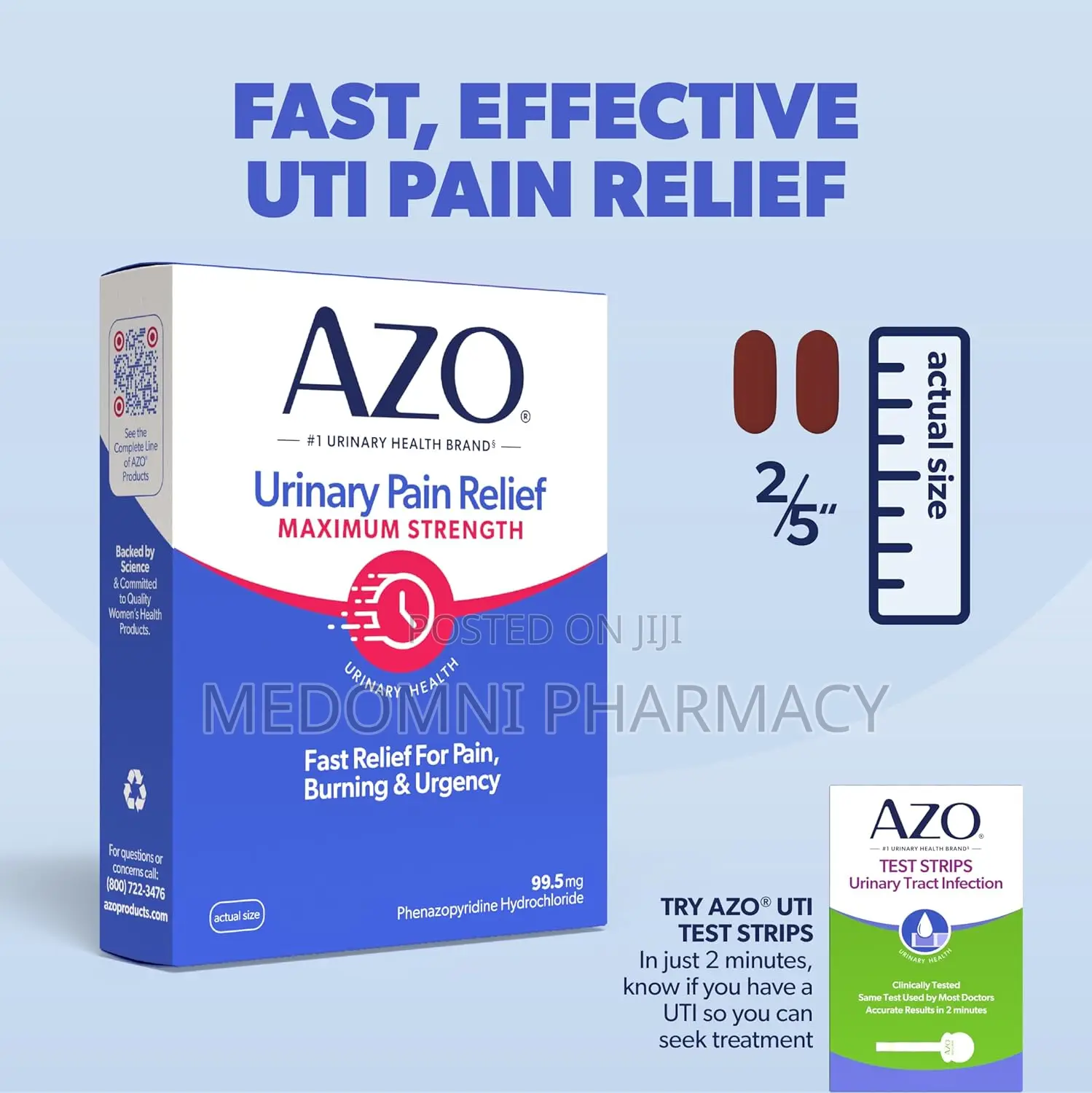 Azo Urinary Pain Relief Maximum Strength – 12 Tablets