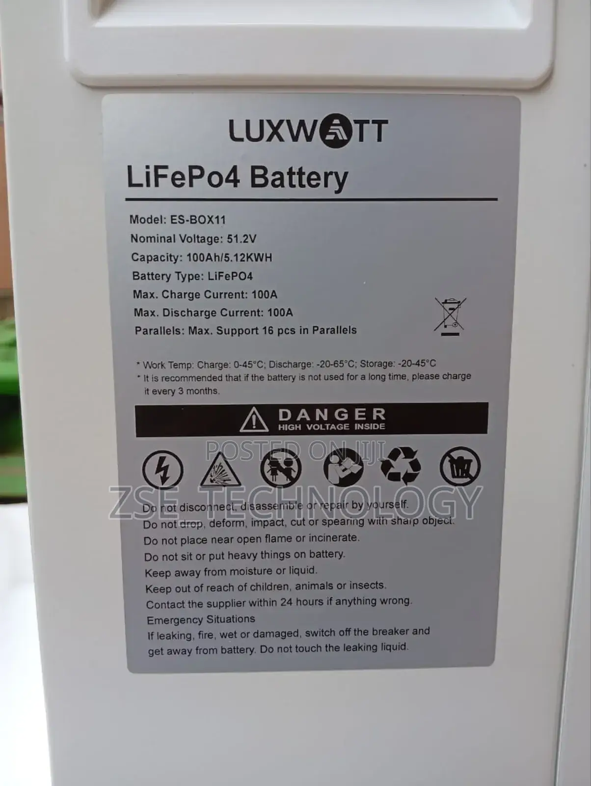 5kwh Lithium Battery 51.2v