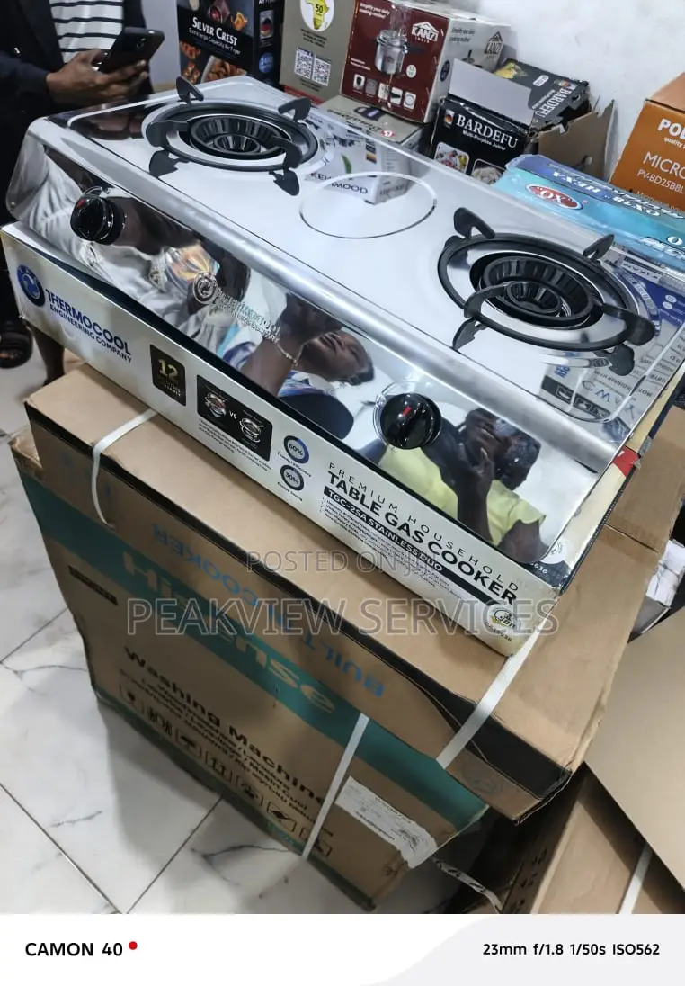 Table Top Dual Gas Burner – Thermocool