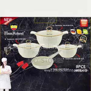 7pcs Hausroland Ceramic Cookware Set