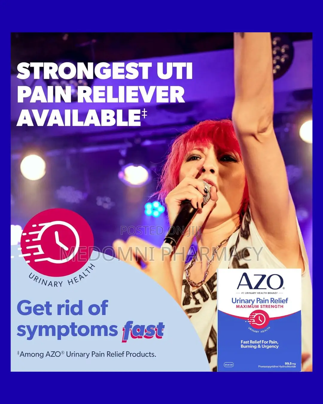 Azo Urinary Pain Relief Maximum Strength – 12 Tablets