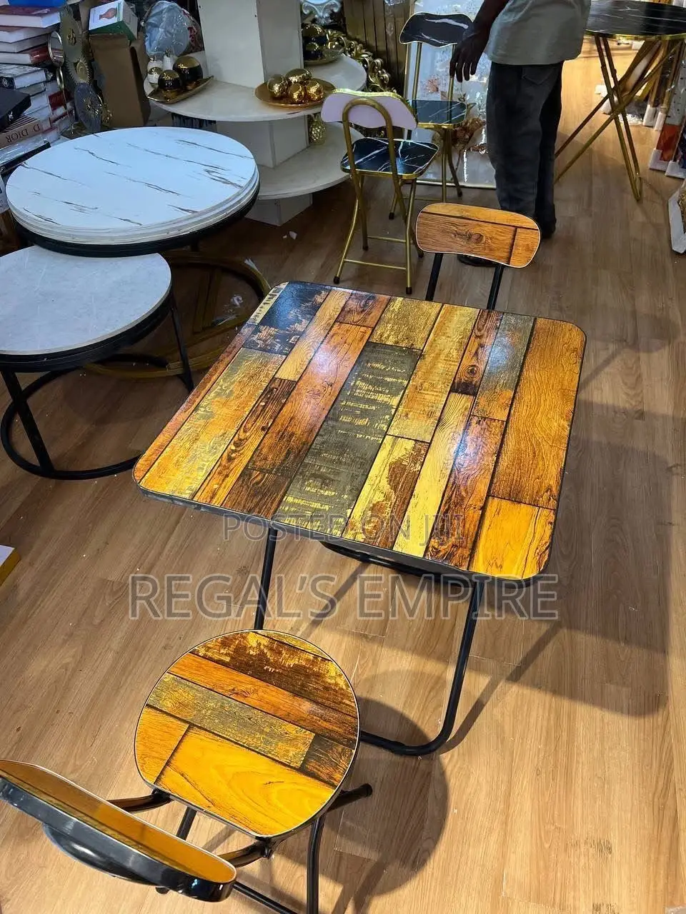 Ceramic Table and Chair