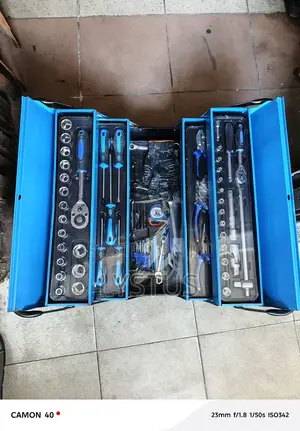 168pc Mechanical Tool Set With Metal Box,