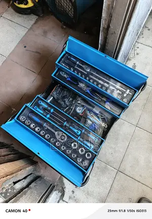 168pc Mechanical Tool Set With Metal Box,