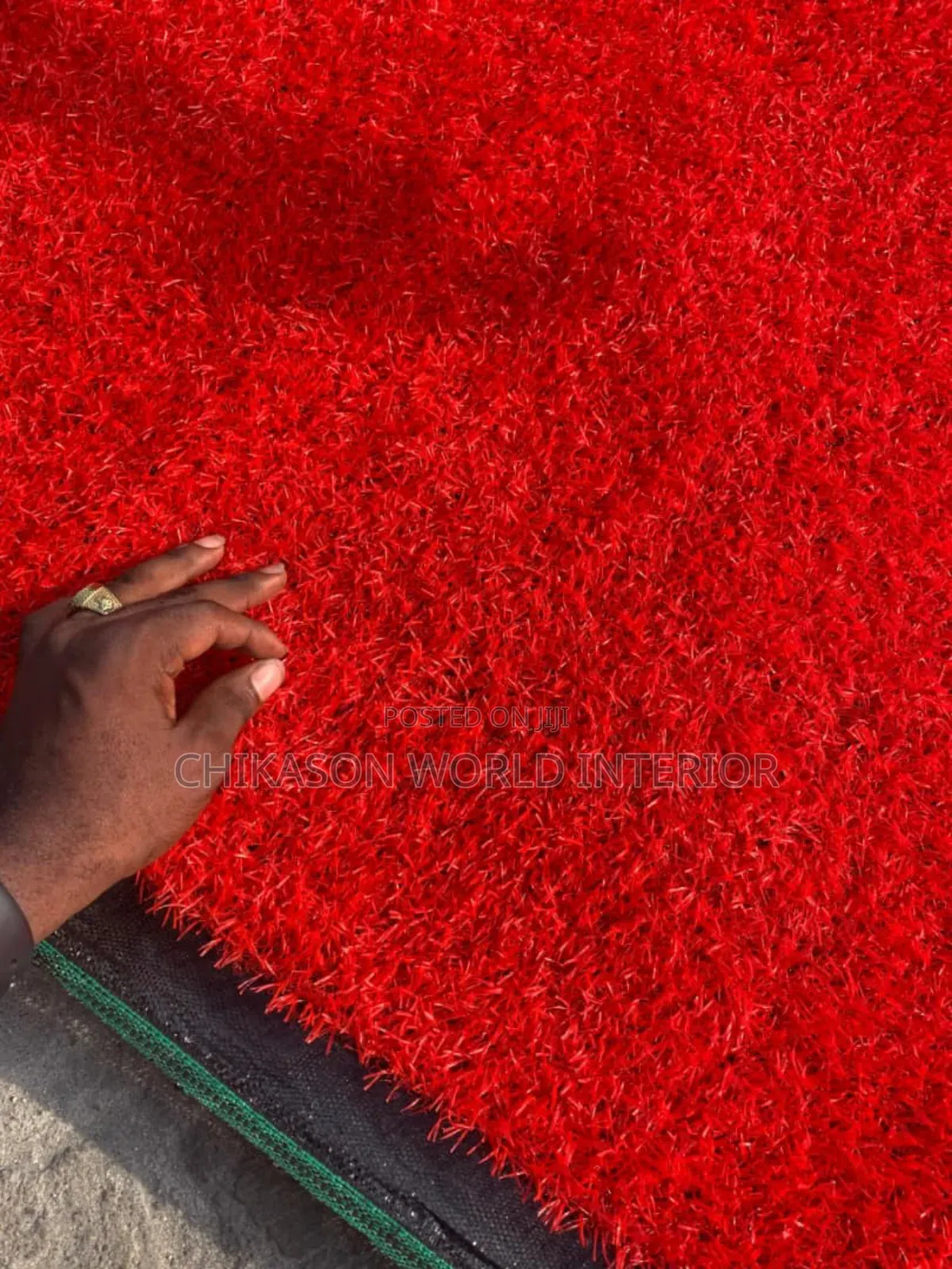 Red Artificial Grass Turf