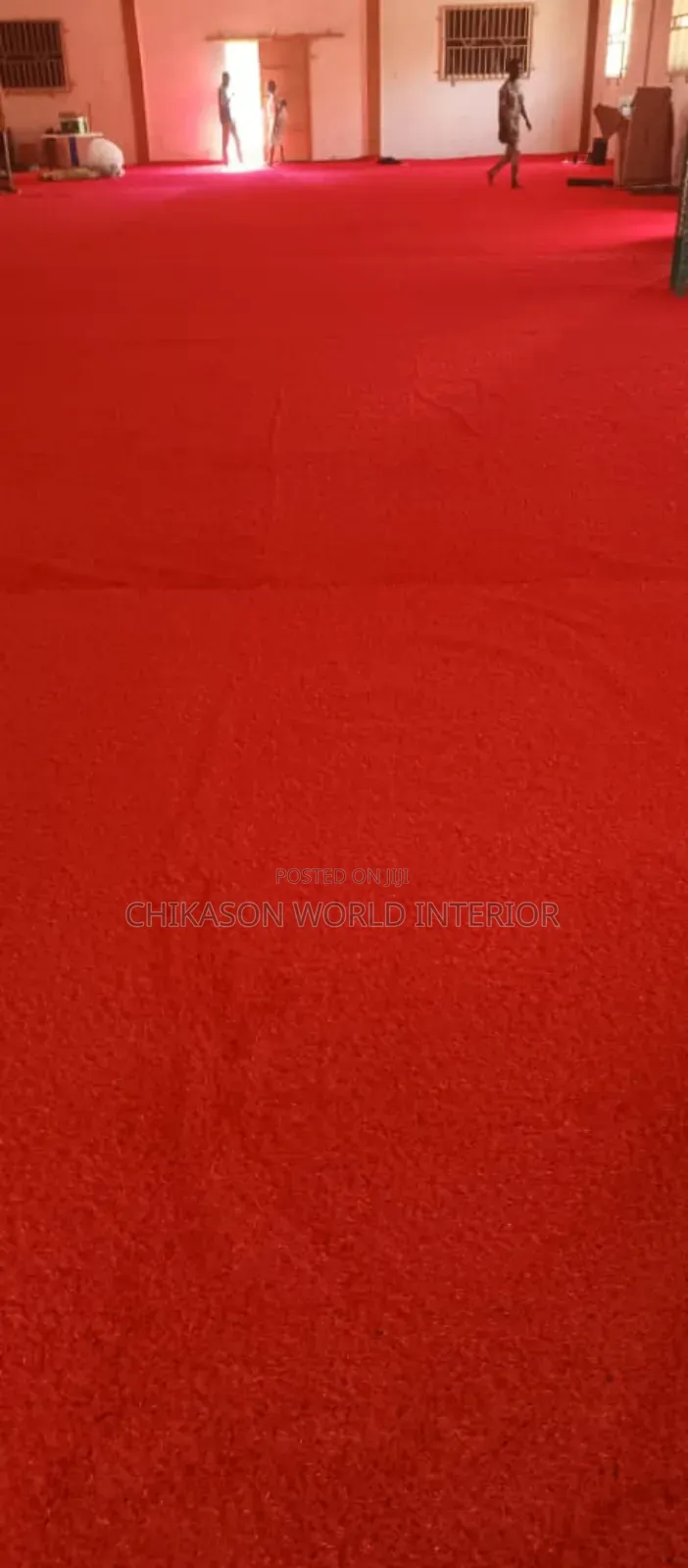 Red Artificial Grass Turf