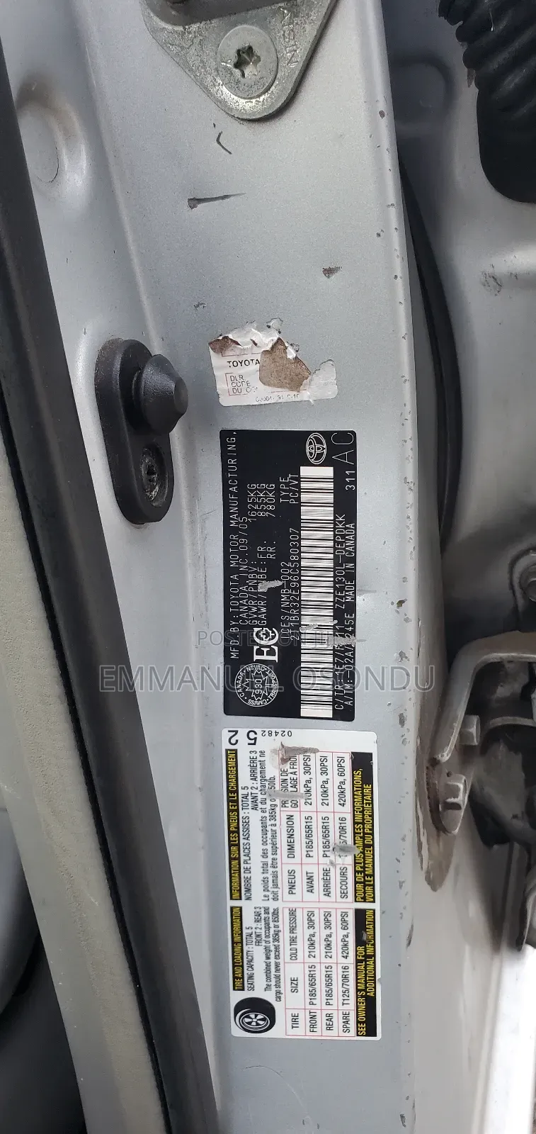 Toyota Corolla 2006 Silver