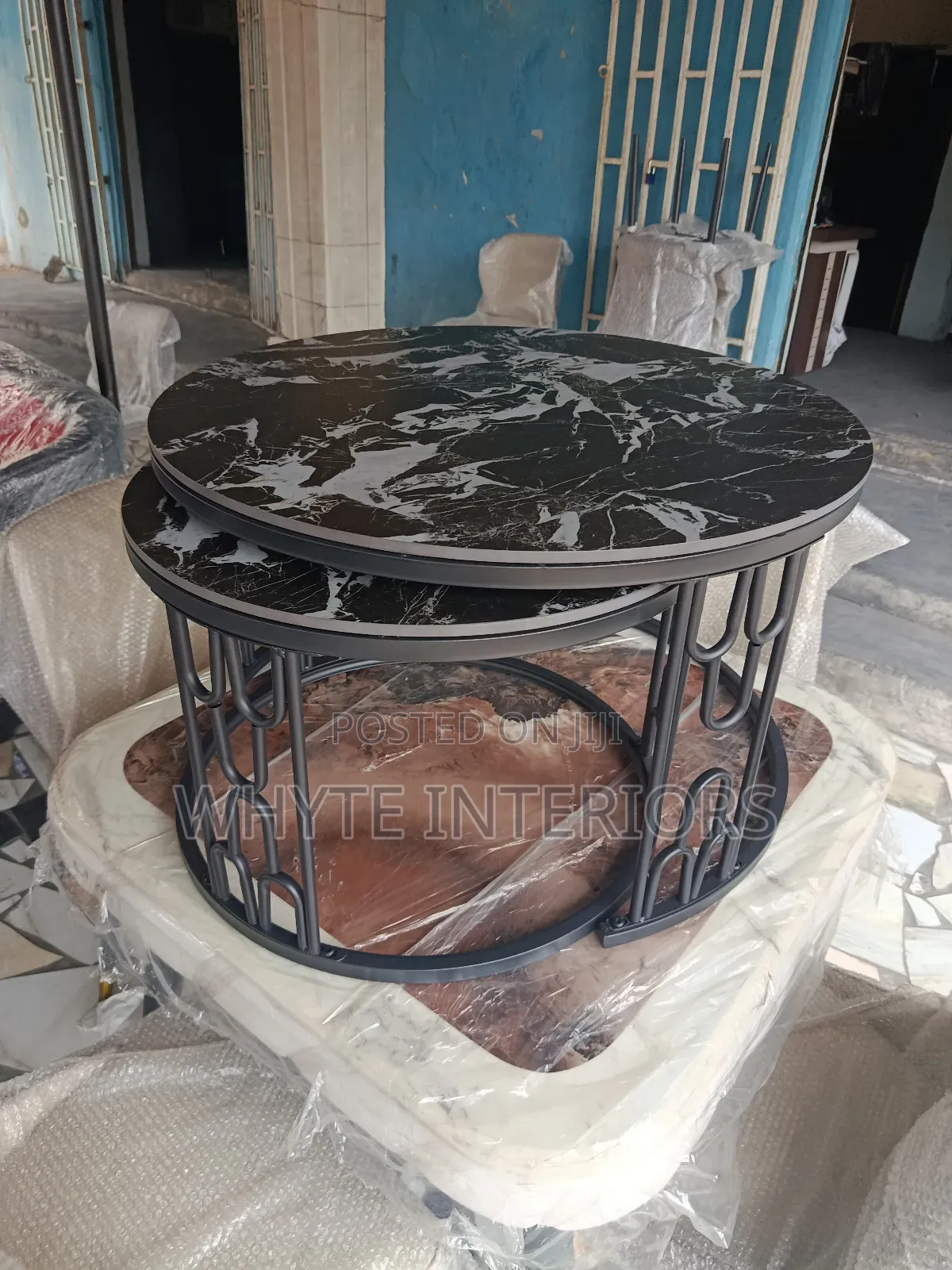 Black Leg Center Table