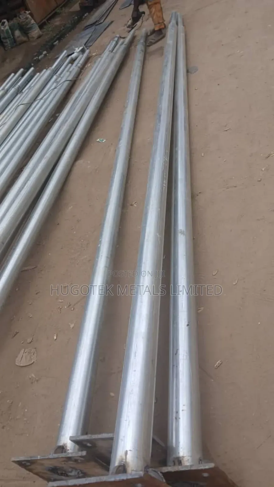 Galvanized Street Light Pole