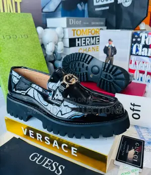 Luxury Black Leather Loafers