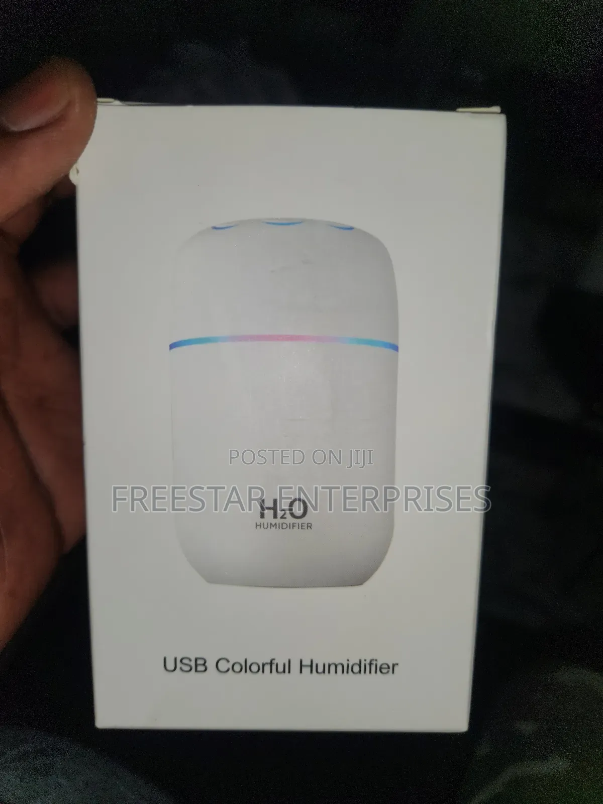 Usb Colourful Humidifier. Quiet Air Purifier.