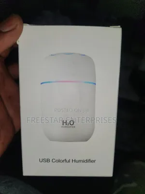 Usb Colourful Humidifier. Quiet Air Purifier.