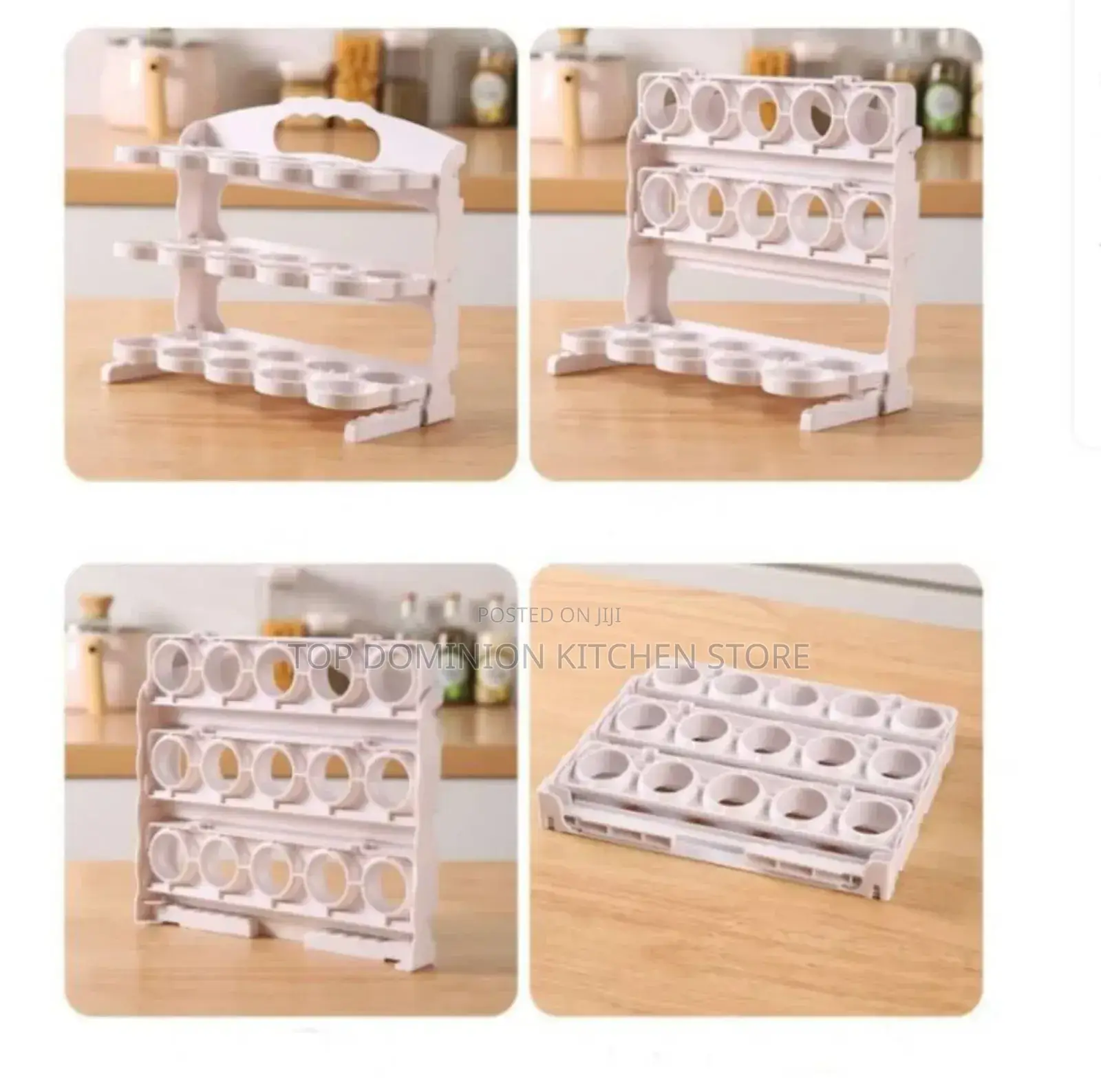 Foldable 30 Holes Storage Egg Rack