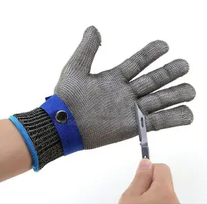 Stainless Steel Cut Resistance Chef Protective Work Hand Gloves