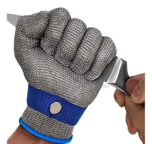 Stainless Steel Cut Resistance Chef Protective Work Hand Gloves
