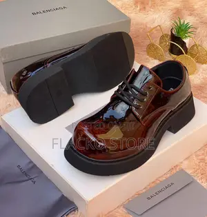 Original Balenciaga Luxury Chunky Sole Derby Shoes