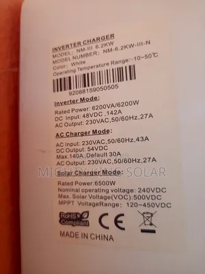 6.2kva Jons Hybrid Inverter