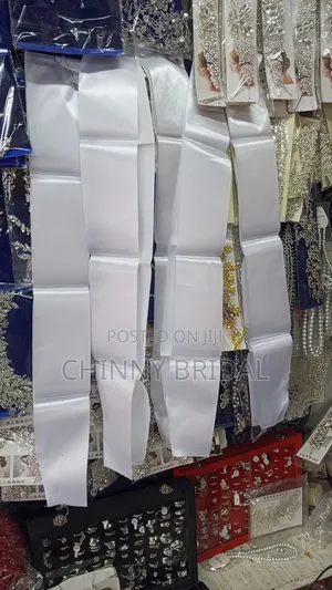 Plain White Sash, Different Colours Is Available