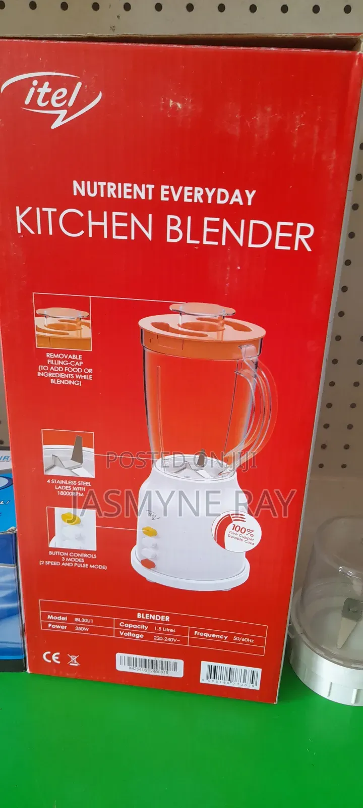 Itel Double Cup Blender