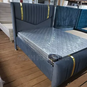 Standard 6by6 Bedframe With Semi Authopedic Mattress