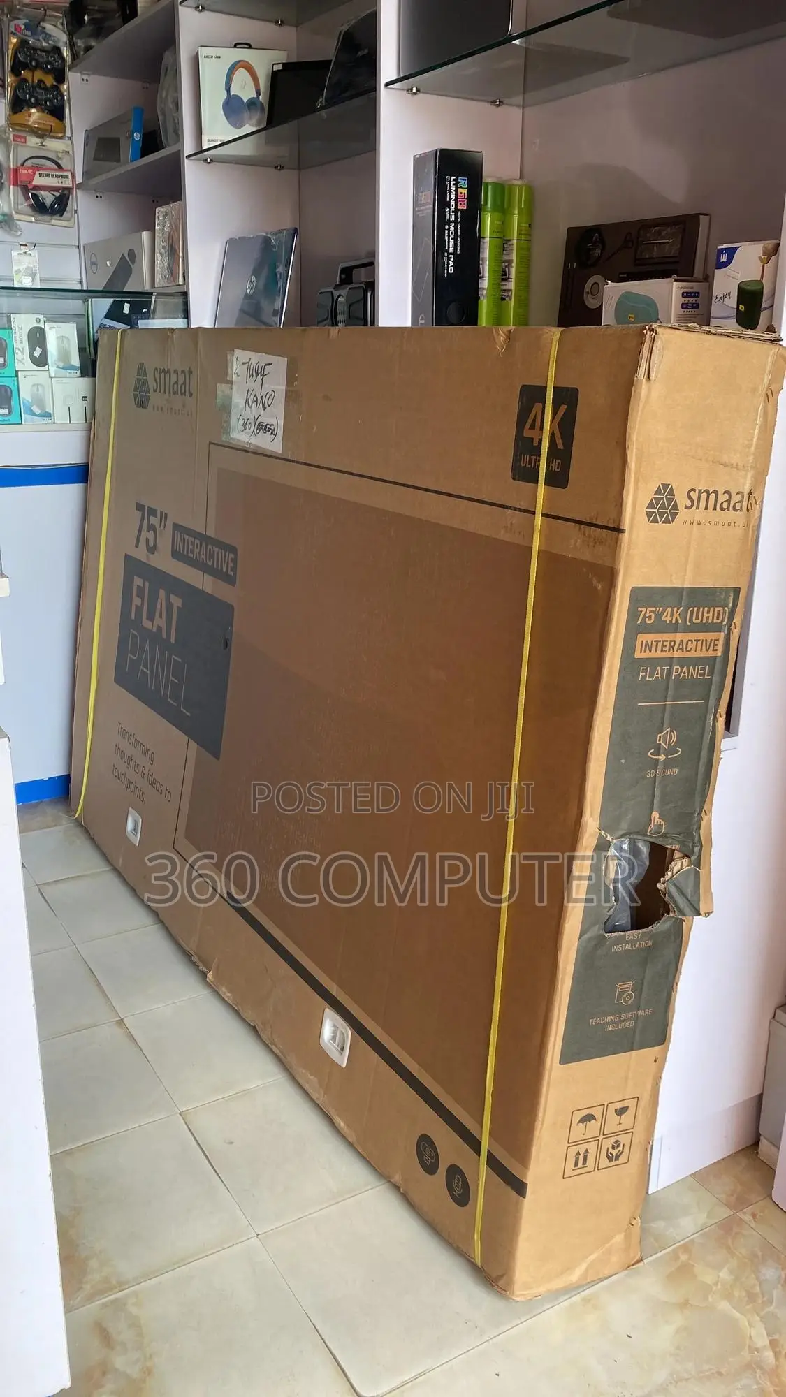 75” Smaat Interactive Flat Panel Smart Board