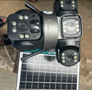 Full Color Triple Lenses Solar Camera 4g