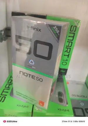 New Infinix Note 50s 256 GB Black