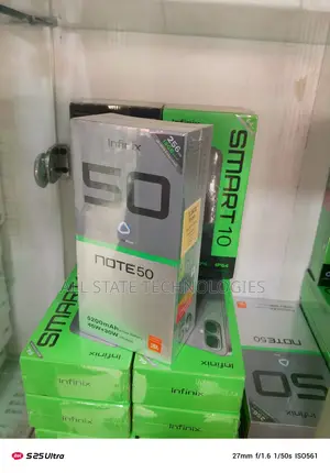 New Infinix Note 50s 256 GB Black