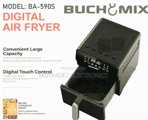 Buchymix 9l Large Capacity Digital Multipurpose Healthy Air Fryer