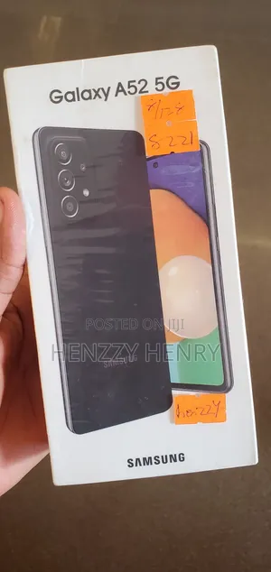 New Samsung Galaxy A52 128 GB Purple
