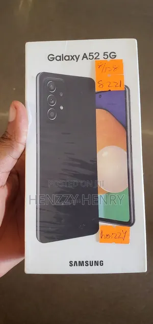 New Samsung Galaxy A52 128 GB Purple