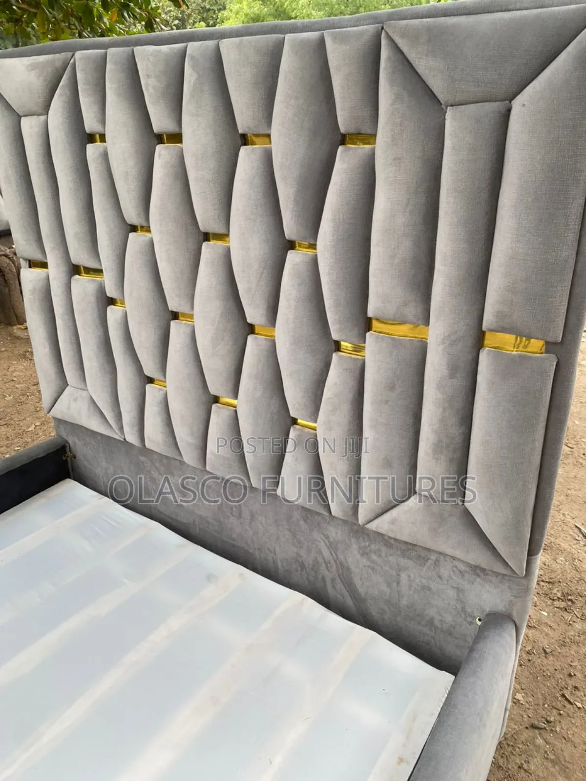 4and Haif by 6 Padded Bedframe