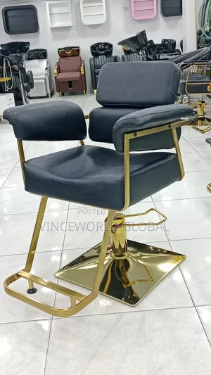 Golden Iron Unisex Salon Chair