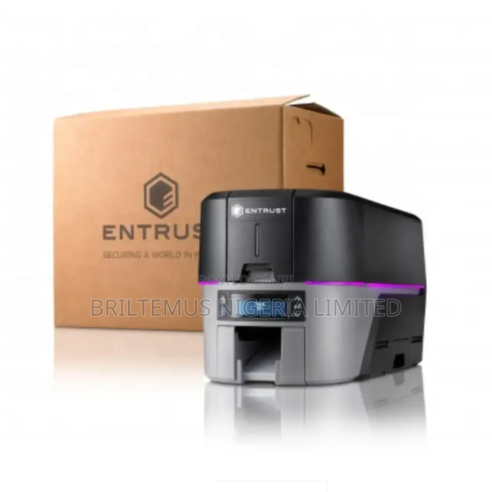 Brand New Entrust Sigma Ds4 S100 Dual-Sided Plastic Id Card Printer