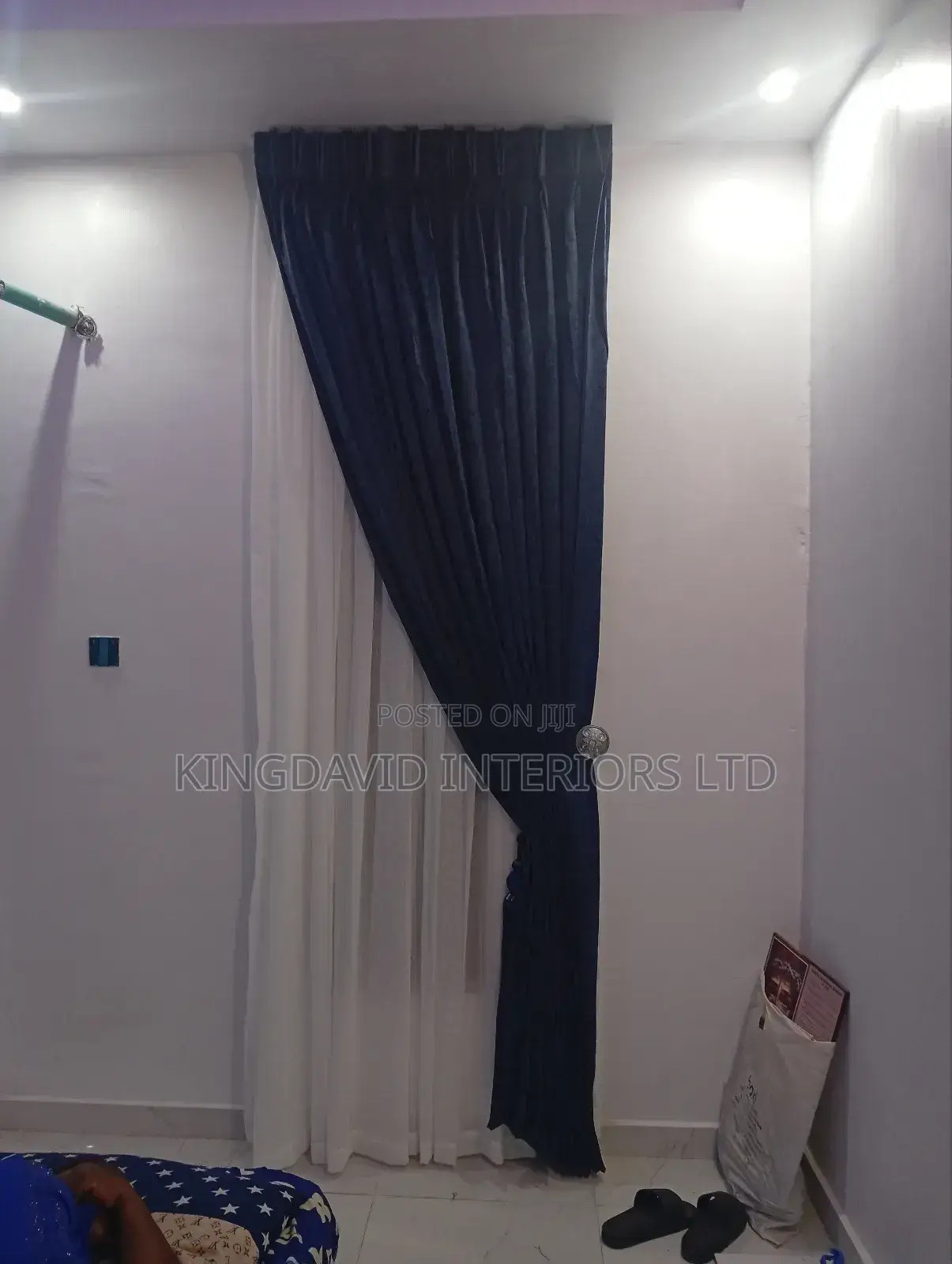 Turkish Curtains Navy Blue