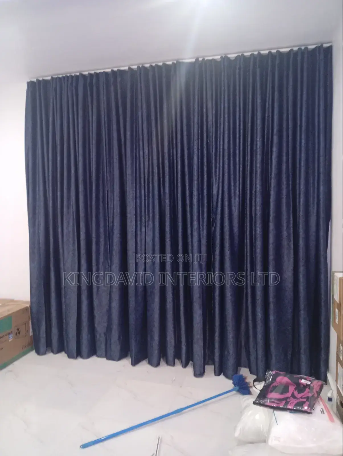 Turkish Curtains Navy Blue