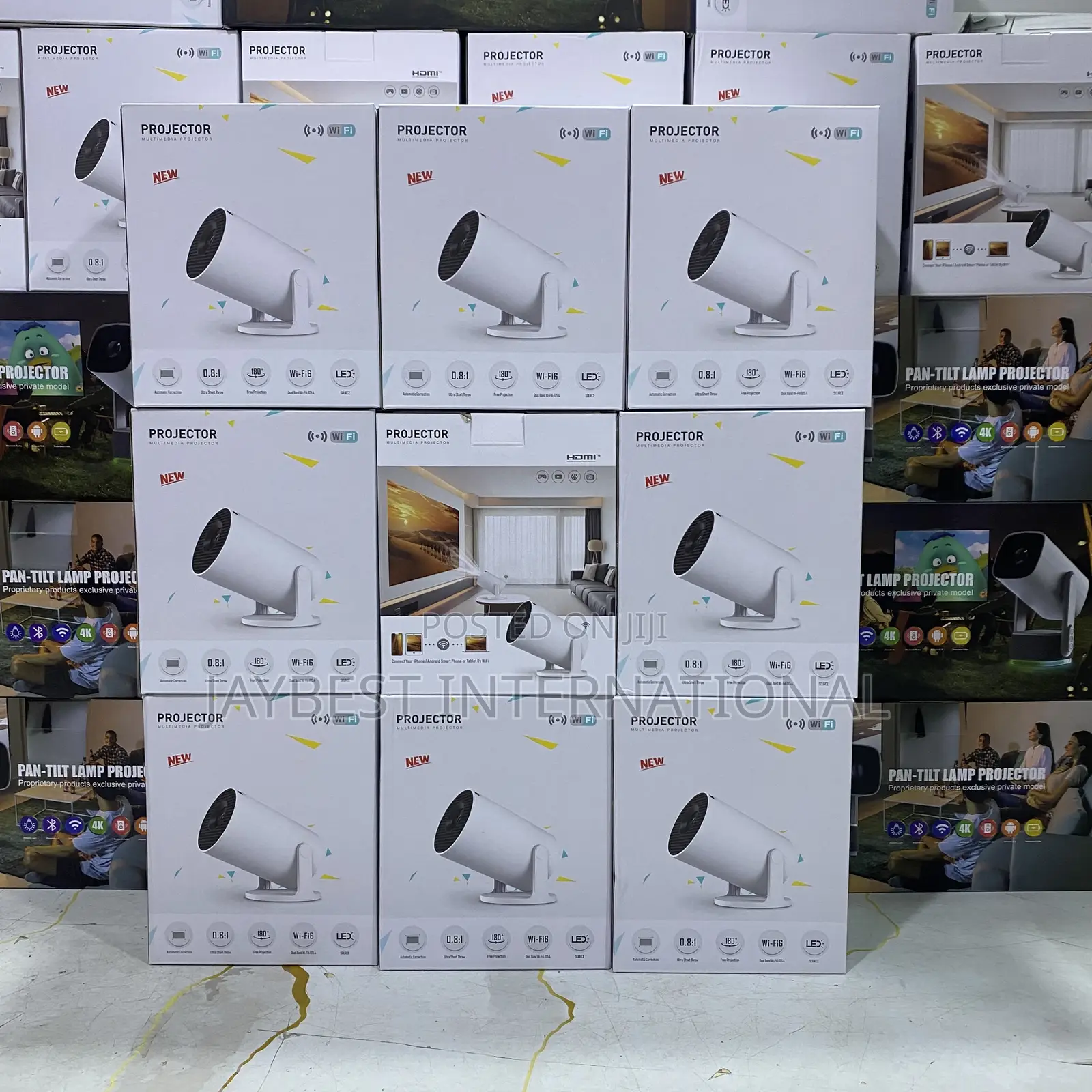 Hy300 Pro Smart Android 11.0 Portable Projector