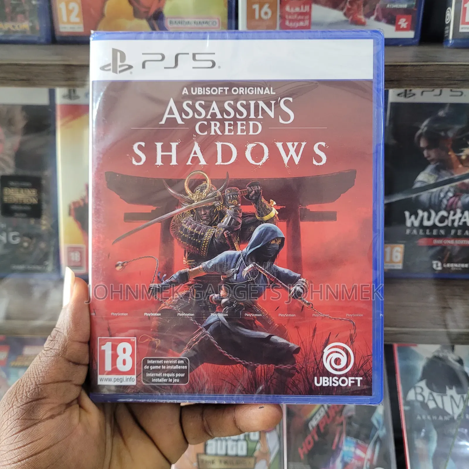 Assassins Creed Shadows Ps5 Game Disc