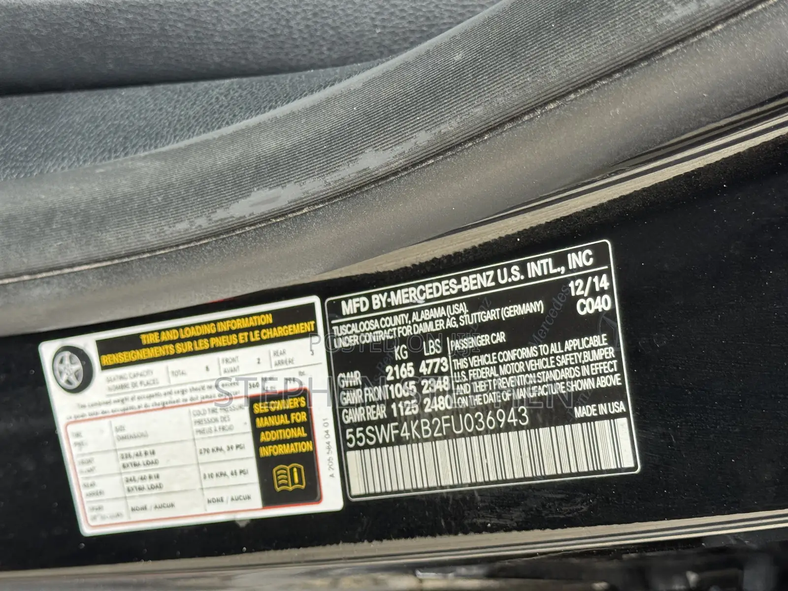 Mercedes-Benz C300 2015 Black